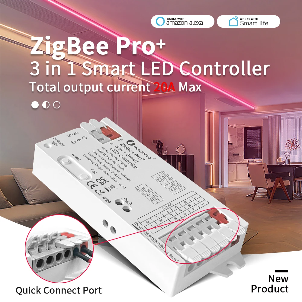 Zigbee Coordinator Stick - GLEDOPTO ZigBee 3.0 Pro + 3