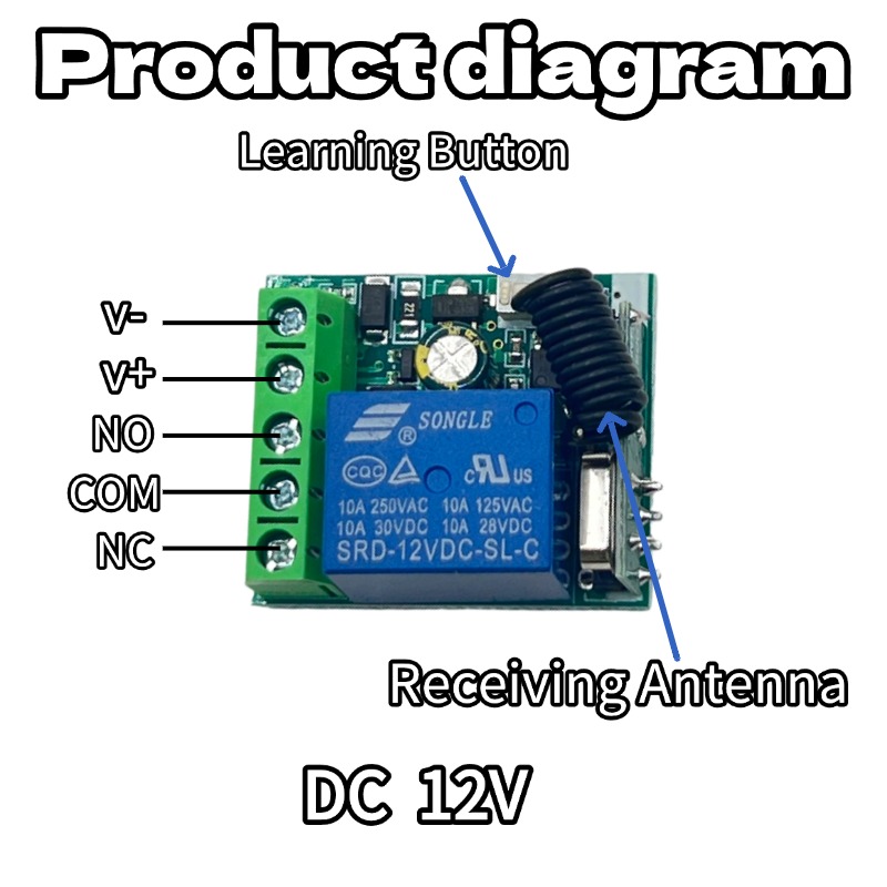 Interruttore Telecomandato Wir - 433Mhz Receiver Module recensione e prezzo