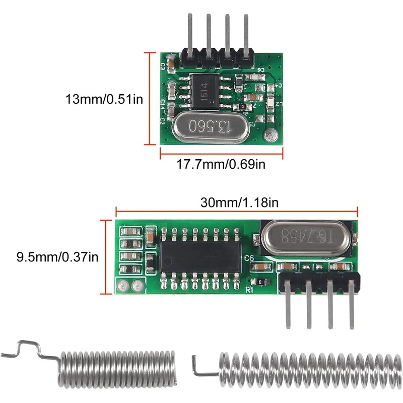 Trasmettitore e ricevitore RF  - 433Mhz Receiver Module recensione e prezzo