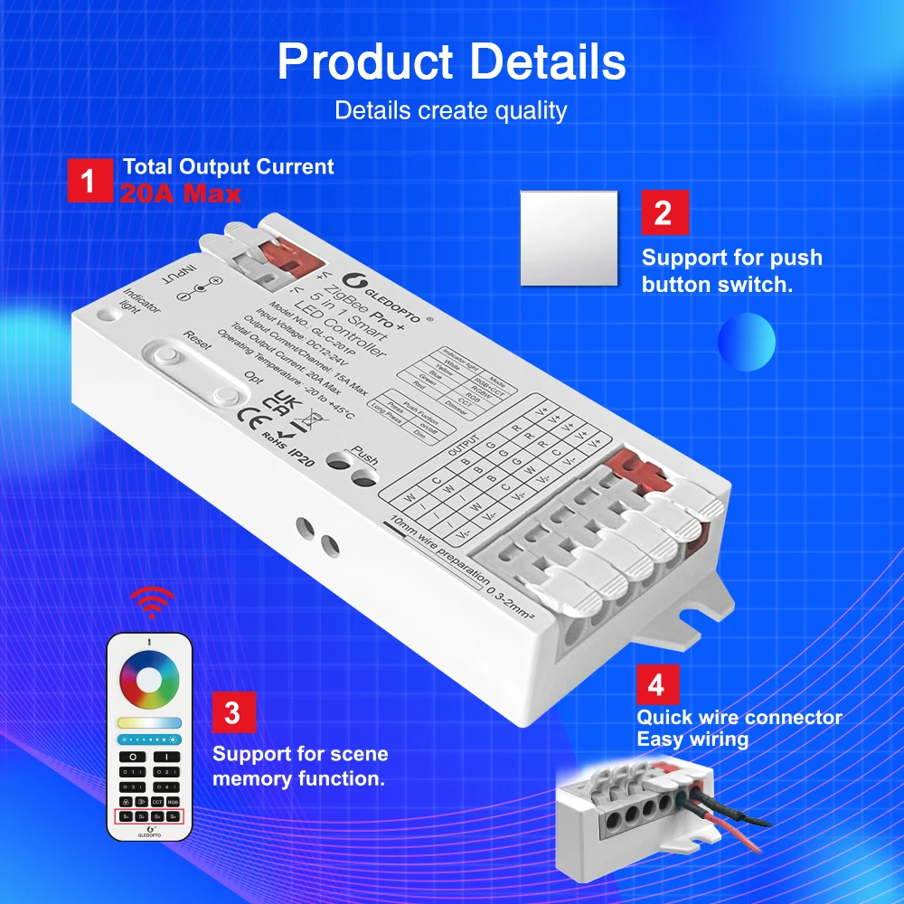 GLEDOPTO ZigBee 3.0 Pro + 3 in - Zigbee Coordinator Stick recensione e prezzo